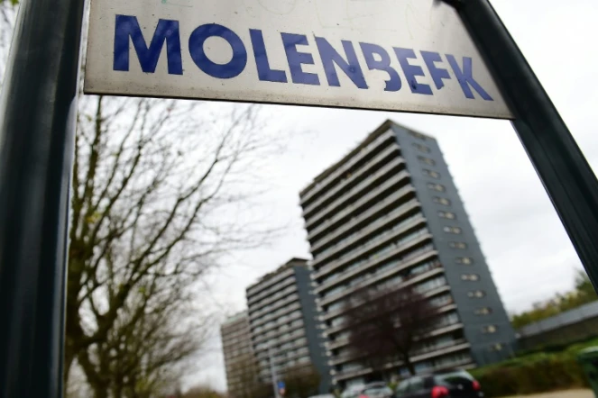 L'entrée de la commune de Molenbeeck en Belgique, le 15 novembre 2015