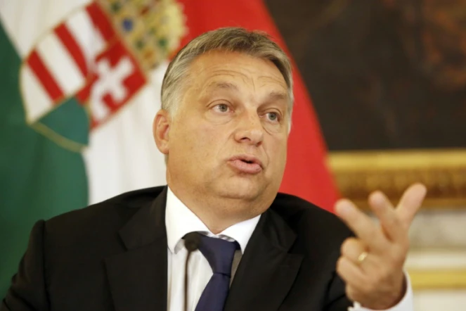 Le Premier ministre hongrois Viktor Orban le 25 septembre 2015 à Vienne