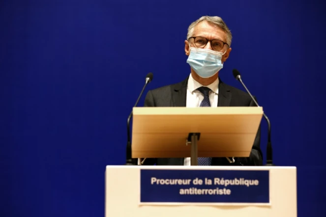 Le procureur national antiterroriste Jean-François Ricard à Paris le 21 octobre 2020