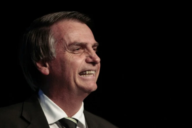 Le candidat brésilien Jair Bolsonaro à Sao Paulo, le 18 juin 2018