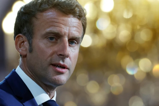 Le président Emmanuel Macron, le 13 septembre 2021 à l'Elysée
