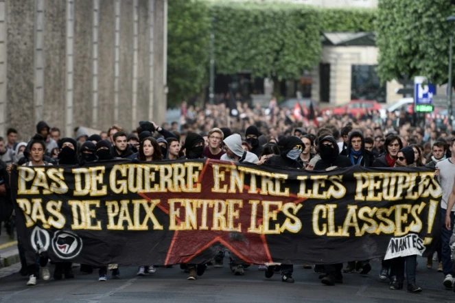 Manifestation contre la loi Travail à Nantes, le 10 mai 2016
