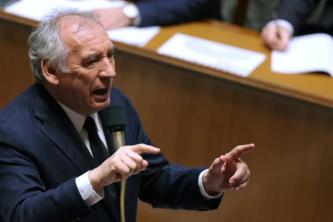 Le Premier ministre François Bayrou à l'Assemblée nationale, le 28 janvier 2025