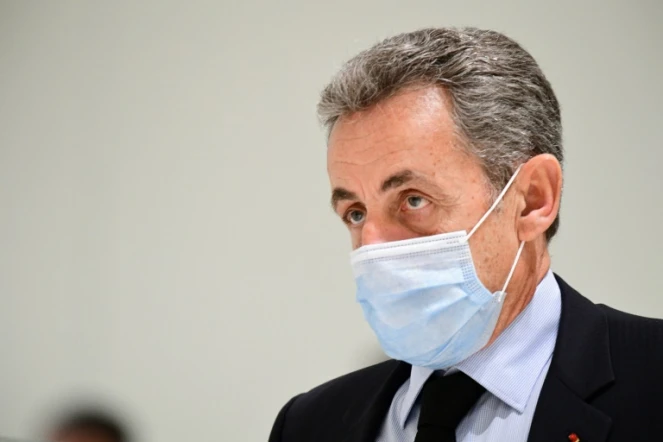 Nicolas Sarkozy au tribunal de Paris le 8 décembre 2020