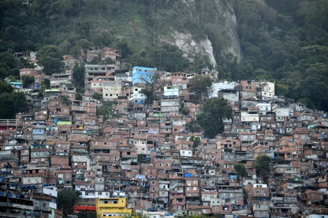 Vue de la favela de Rocinha, à Rio de Janeiro, le 9 juin 2014