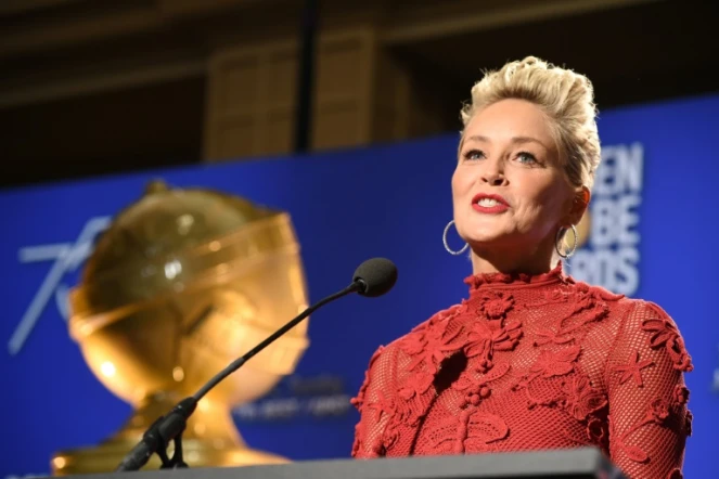 Sharon Stone aux nominations des Golden Globes le 11 décembre