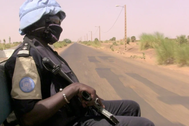Des membres de la Minusma le 18 mai 2016 à Gao, au Mali