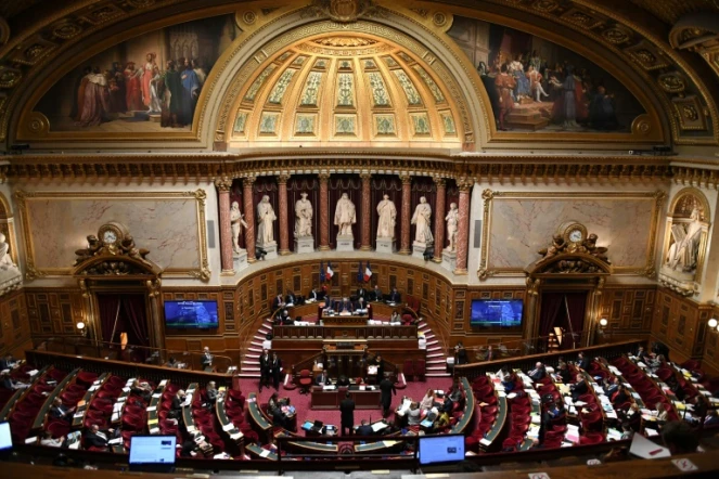 Session au Sénat, le 6 mars 2023 à Paris