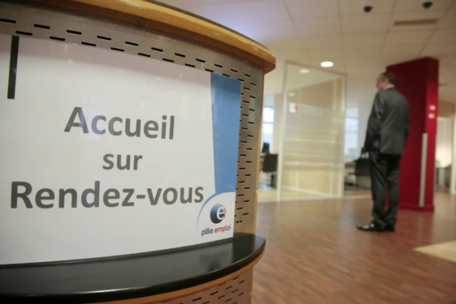 Dans une agence Pôle Emploi à Paris, le 25 mars 2016
