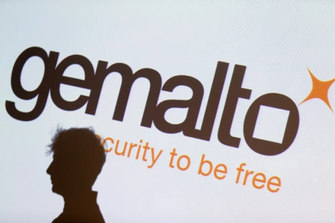 Le logo de Gemalto, spécialiste de la cybersécutié, photographié à Paris, en février 2015