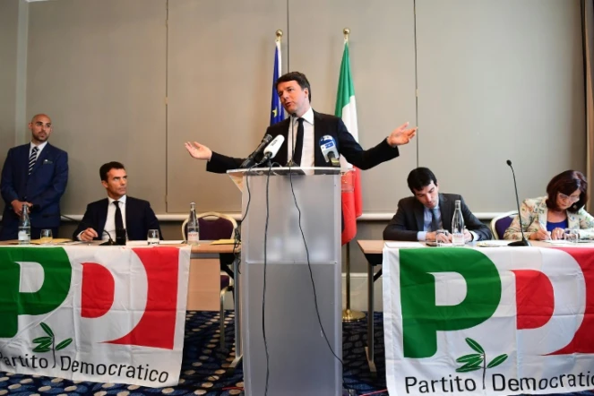Matteo Renzi, le 28 avril 2017, à Bruxelles