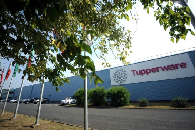L'usine Tupperware de Joué-les-Tours le 27 août 2013, jour de son 40ème anniversaire