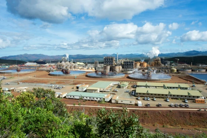L'usine de nickel de Vale en Nouvelle-Calédonie, en 2015