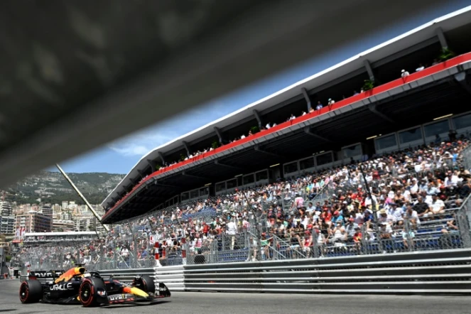 Le Néerlandais Max Verstappen, 4e de la séance de qualifications pour le Grand Prix de Monaco de Formule 1, le 28 mai 2022 à Monte-Carlo