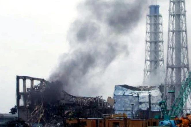 La centrale nucléaire de Fukushima, dévastée par le tsunami du 11 mars 2011.