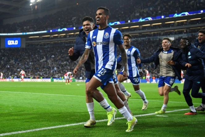 Le Brésilien Galeno, auteur du but de la victoire sur le fil pour Porto face à Arsenal, en 8e de finale aller de la Ligue des champions, le 21 février 2024 à Porto