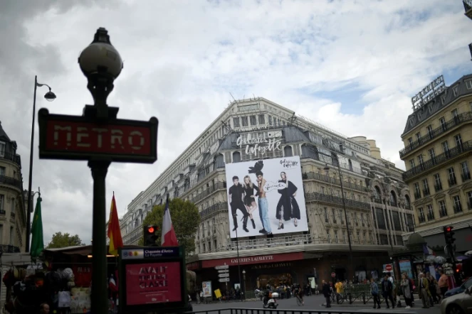 Les Galeries Lafayette le 17 septembre 2015 à Paris