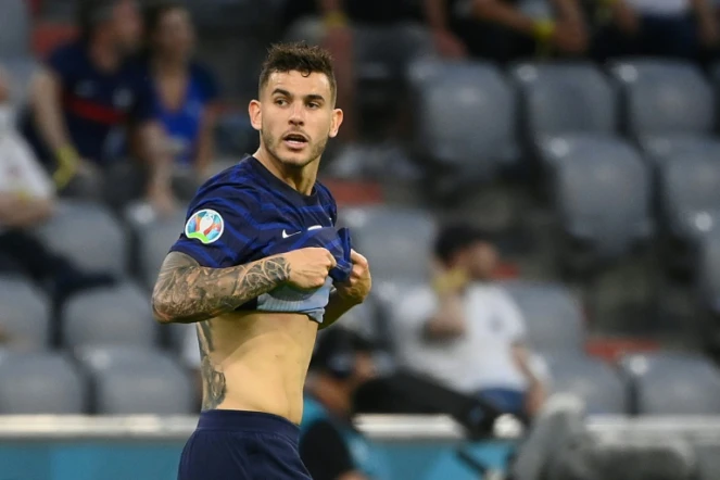Le défenseur français Lucas Hernandez lors de la rencontre de l'Euro-2020 entre la France et l'Allemagne le 15 juin 2021 à Munich