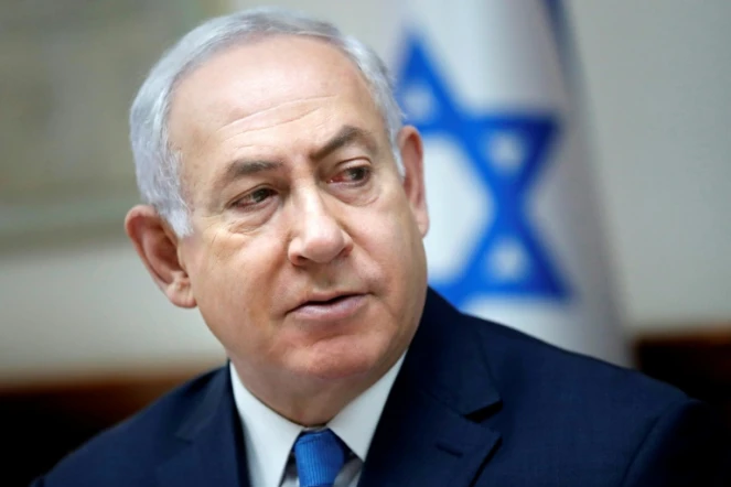 Le Premier ministre israélien Benjamin Netanyahu en conseil des ministres, le 3 juillet 2017 à Jérusalem