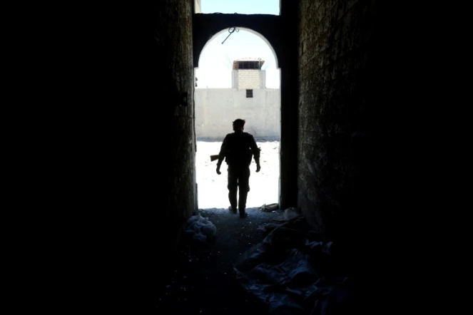 Un membre des Forces démocratiques syriennes (FDS), le 27 juin 2017 à Dariyah, près de Raqa en Syrie