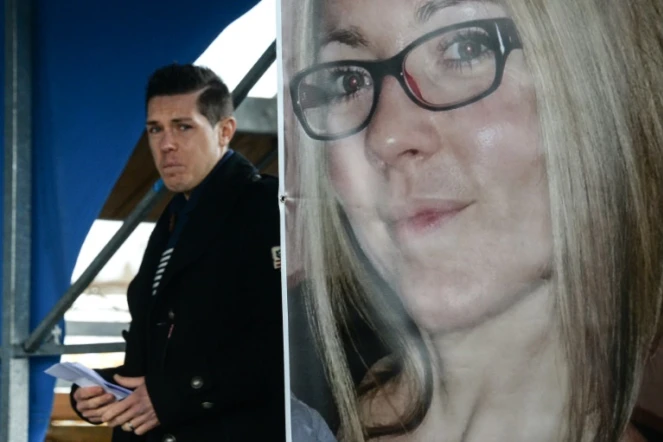 Jonathan Daval, le mari d'Alexia Daval lors d'une marche silencieuse à la mémoire de son épouse le 5 novembre 2017 à Gray