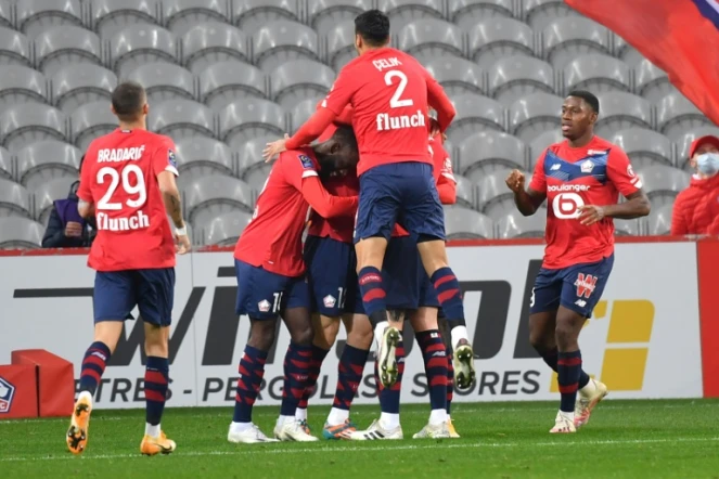 Les Lillois se sont montrés impitoyables face à leurs voisins du RC Lens, écrasés 4-0 à Villeneuve-d'Ascq, le 18 octobre 2020 