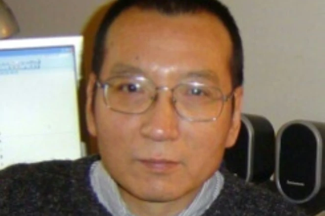 Le Chinois Liu Xiaobo, prix Nobel de la paix 2010, le 14 mars 2005 à Canton 