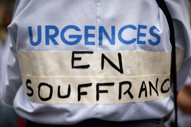 Manifestation de personnels hospitaliers, le 7 juin 2022 à Bordeaux 