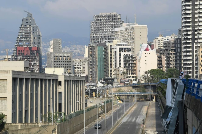 Beyrouth, le 12 août 2020, huit jours après une explosion meurtrière et dévastatrice