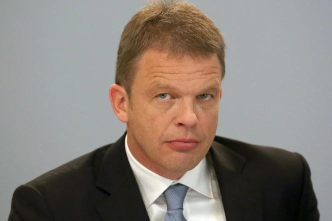 Christian Sewing, adjoint de la première banque allemande Deutsche Bank, le  29 octobre 2015 à Francfort