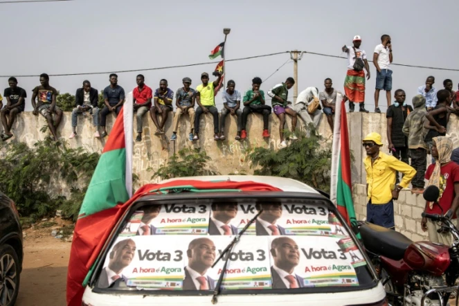 Des soutiens l'Union nationale pour l'indépendance totale de l'Angola à Luanda le 22 août 2022