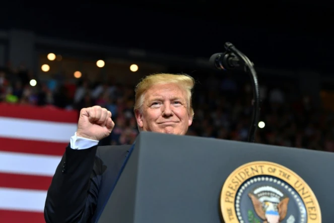 Le président américain Donald Trump, à Grand Rapids (Michigan) le 28 mars 2019