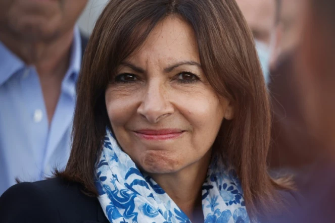 La maire de Paris Anne Hidalgo, candidate à la présidentielle, le 16 septembre 2021 à Paris