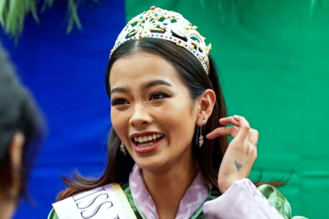 Tashi Choden, candidate Miss Univers pour le Bhoutan et homosexuelle déclarée, le 30 juin 2022 à Thimphou