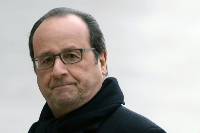 Le président François Hollande arrive à Venise pour un sommet Italie-France, le 8 mars 2016