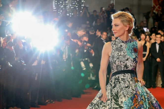 L'actrice australienne et présidente du jury du festival Cate Blanchett, à Cannes le 10 mai 2018