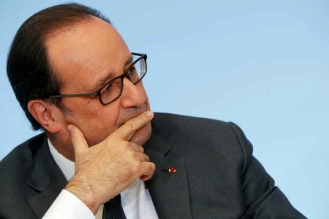 Le président français François Hollande, le 4 octobre 2016 à Paris