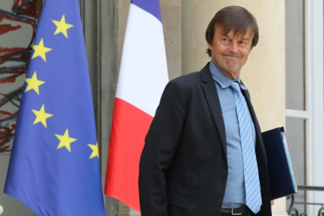 Le ministre de la transition écologique et solidaire, Nicolas Hulot, à Paris le 30 mai 2018