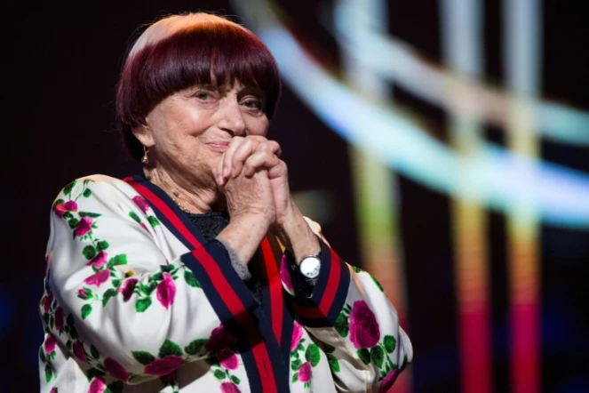 Agnès Varda le 2 décembre 2018 au 17e Festival intenational du cinéma de Marrakech