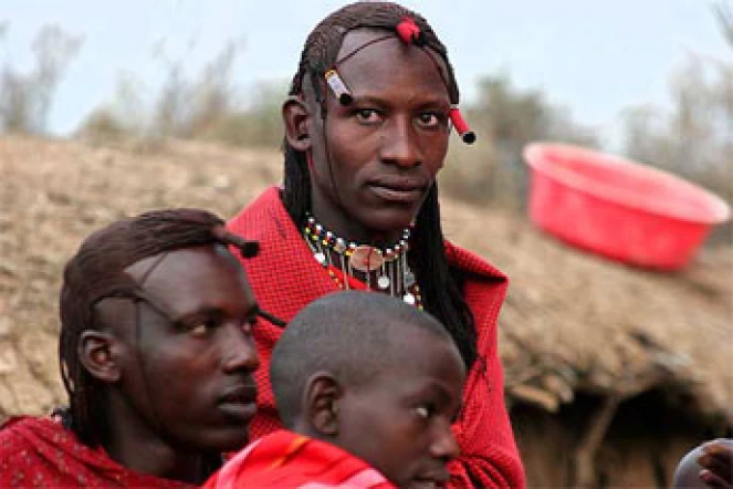 Image du pays Masaï au Kenya -
Photo Serge Marizy