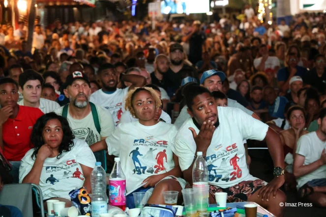 Finale France - Argentine. Fan zone au Port