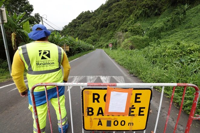 Route de Salazie fermée à la circulation