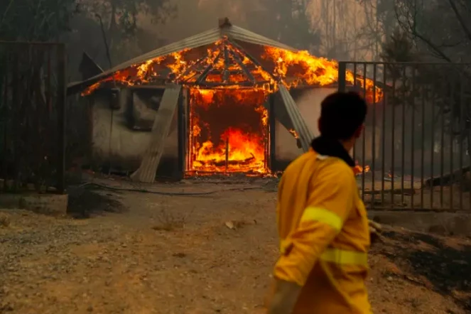 Incendie au Chili