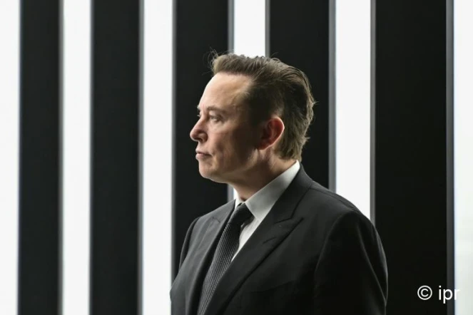 Elon Musk lors de l'inauguration de la "méga-usine" de Tesla à Grünheide
