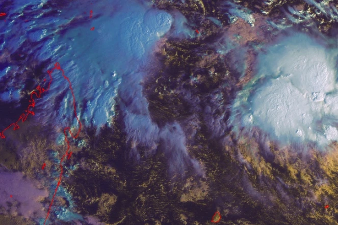 Image satellite de la zone perturbée n°5