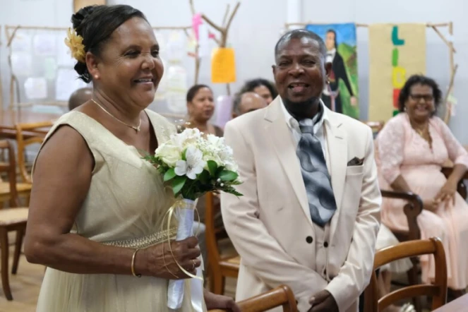 Noces d'or des époux Marie Françoise à Saint-Paul
