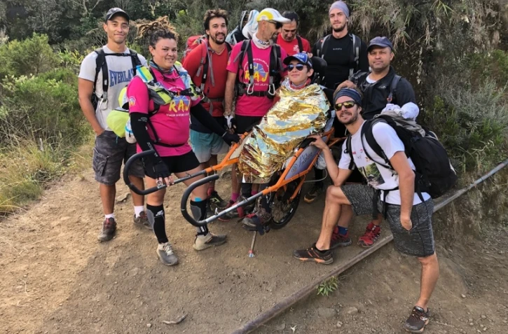  Un élève porteur de handicap à Mafate