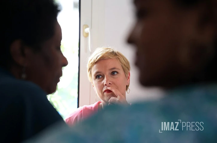 Clémentine Autain (LFI) en visite à La Réunion