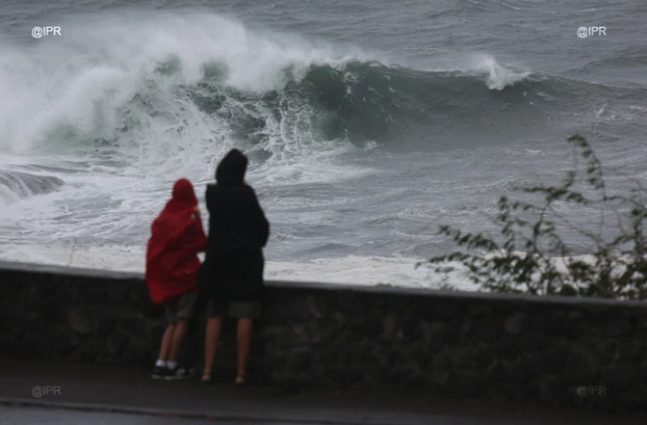 Houle sur le littoral ouest