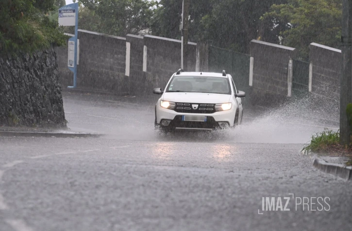 temps gris , nuageux , pluie